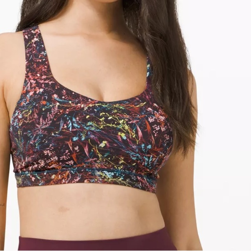LULULEMON Free To Be Serene Bra Light Support Sports Bra Size 2 Active